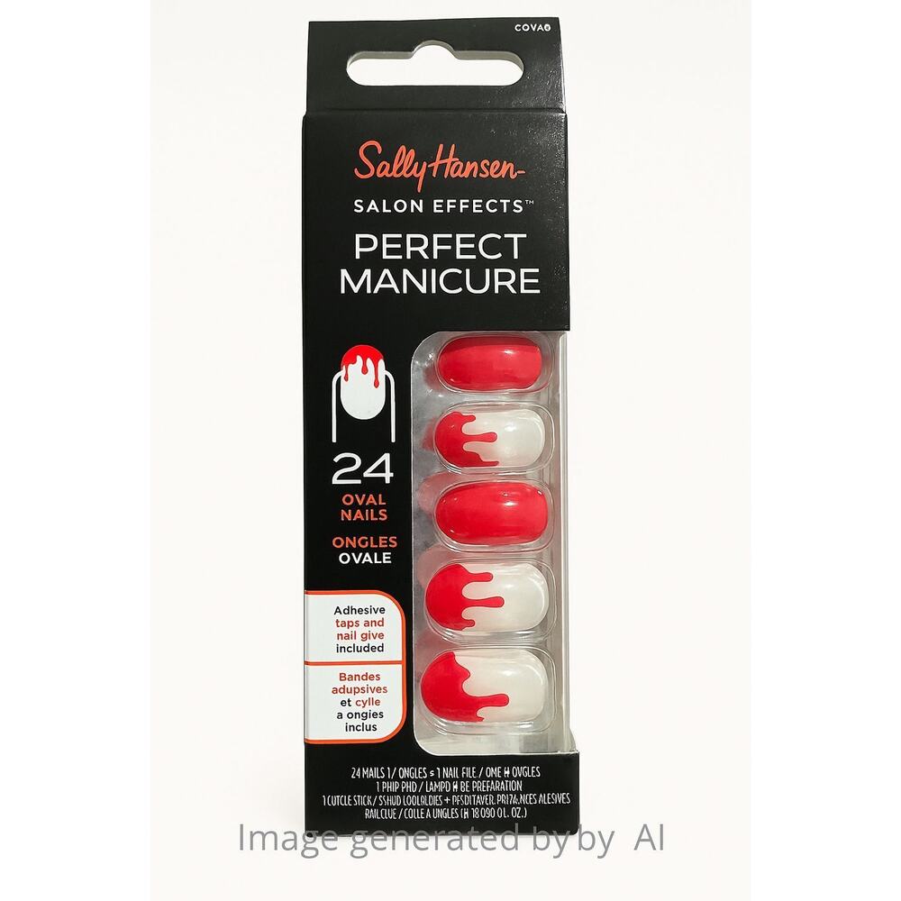 Sally Hansen Perfect Manicure Halloween Press on Nails in Plas-mania